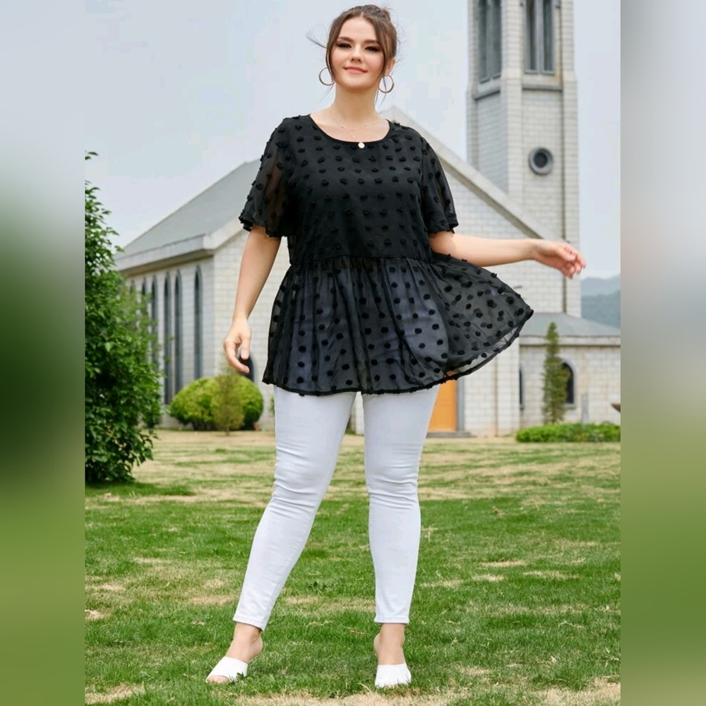 Plus size Chiffon blouse/shirt